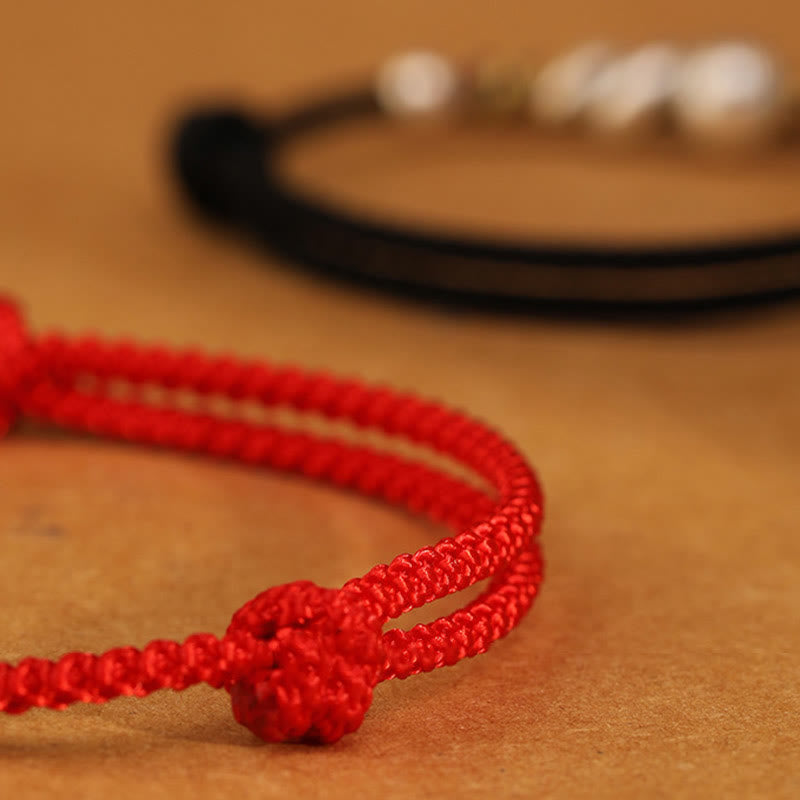 Bracelet en argent sterling avec serpent et personnage Fu