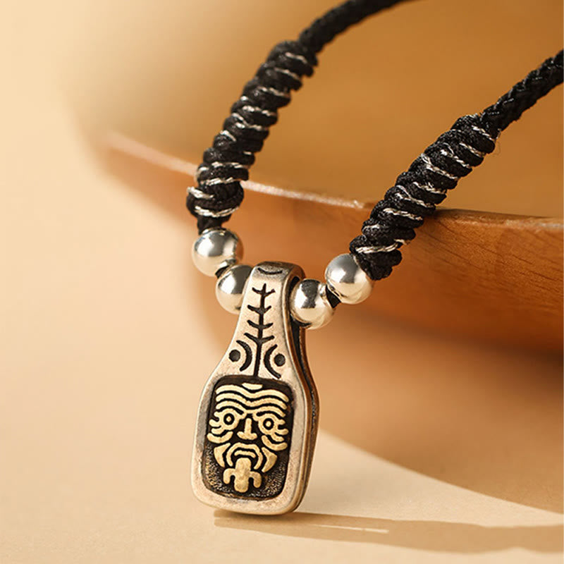 Collier spirituel en argent sterling Zakiram Déesse de la richesse