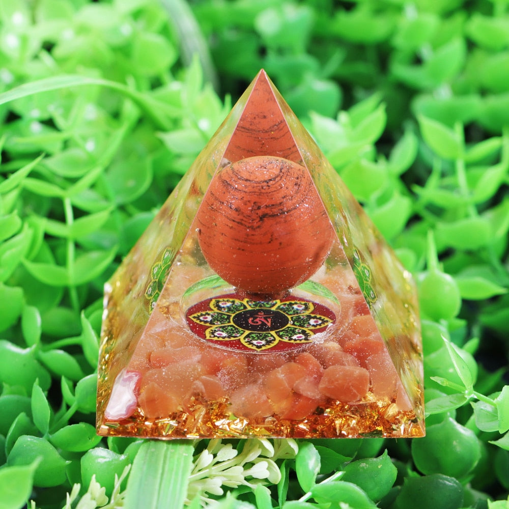 Pyramide d'agate Force et Courage