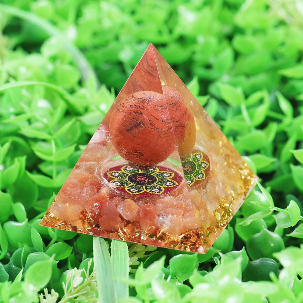 Pyramide d'agate Force et Courage