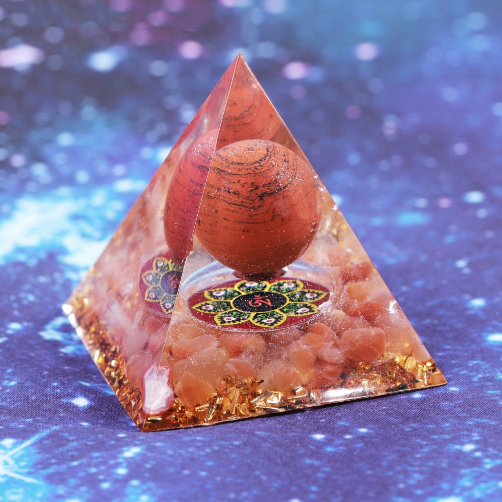 Pyramide d'agate Force et Courage