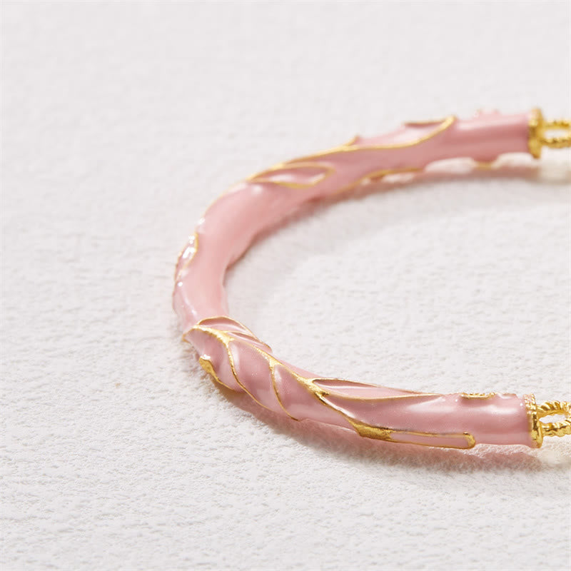 Bracelet à breloques positives en pierre de soleil et jade de soie dorée