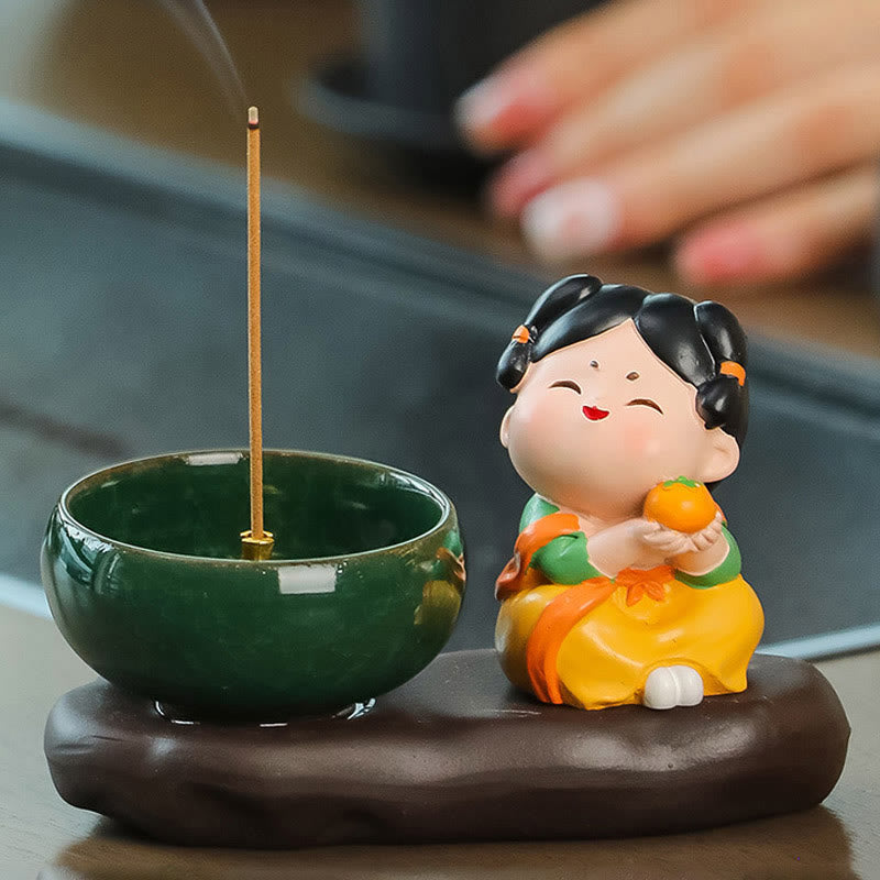 Brûleur d'encens en céramique pour la méditation de la dynastie Tang
