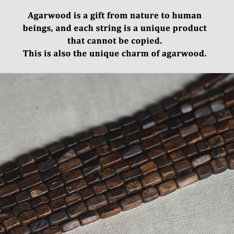 Bracelet en bois d'agar Tarakan avec perles en argent et or 925 et symbole du zodiaque
