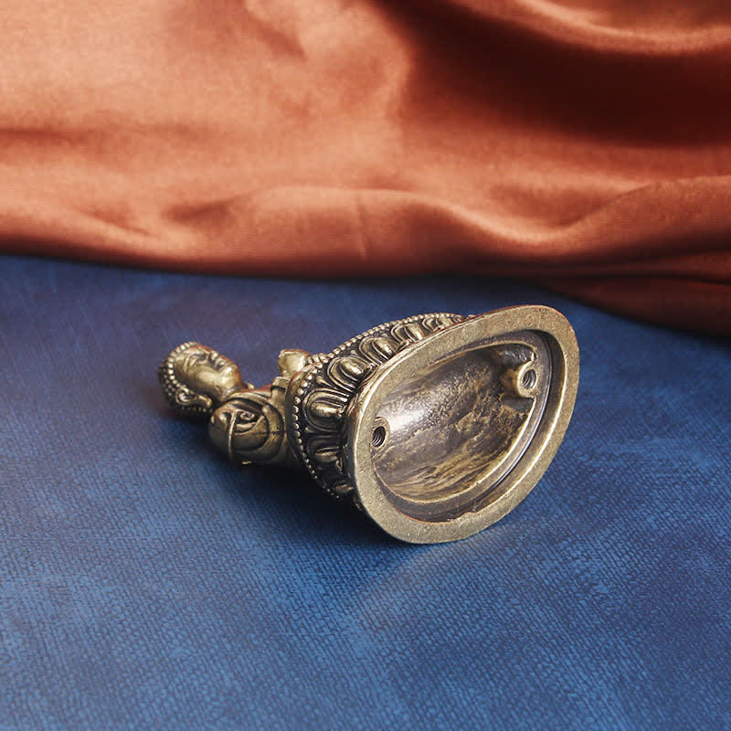 Statue de Bouddha Tathagata en cuivre 49x63mm Décoration Sérénité