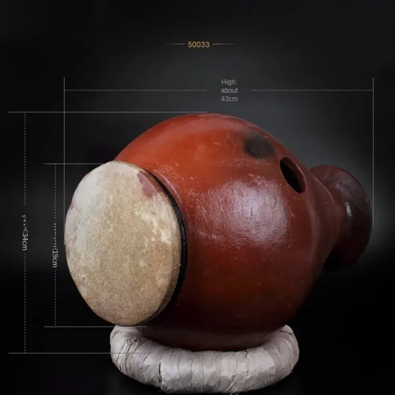 Sheepskin Udu Drum for Sound Healing & Meditation