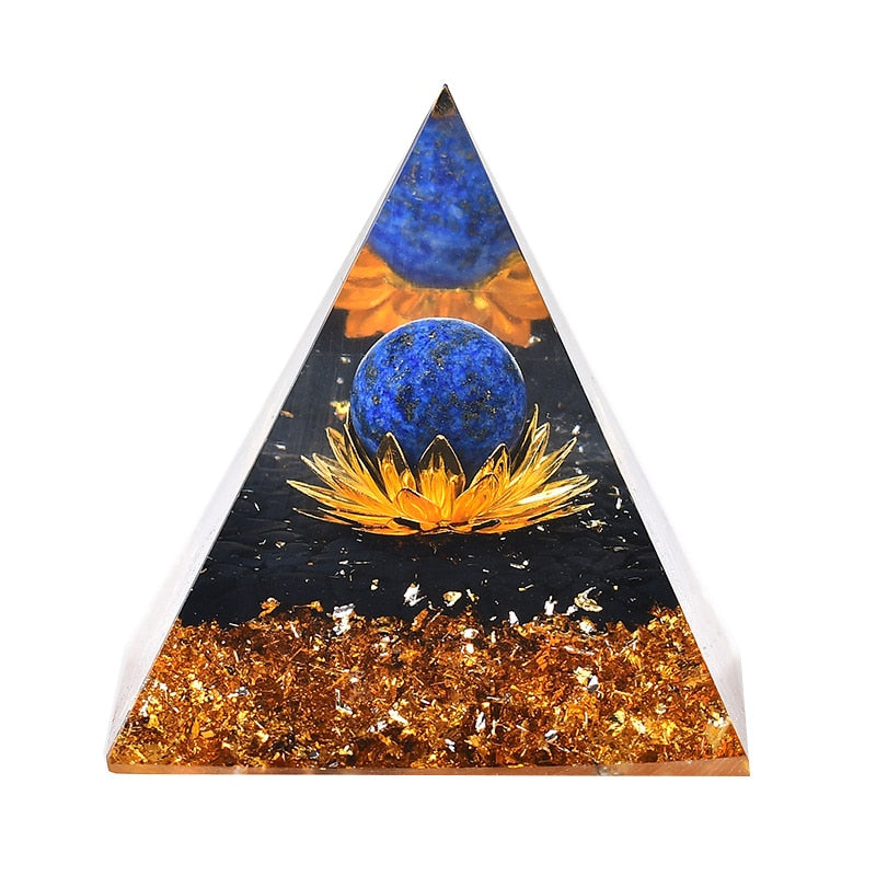 Pyramide d'orgone du chakra du troisième œil