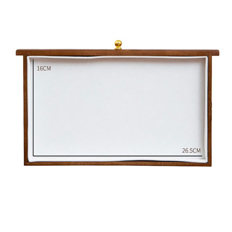 Coffret à bijoux en bois à trois niveaux pour un rangement zen
