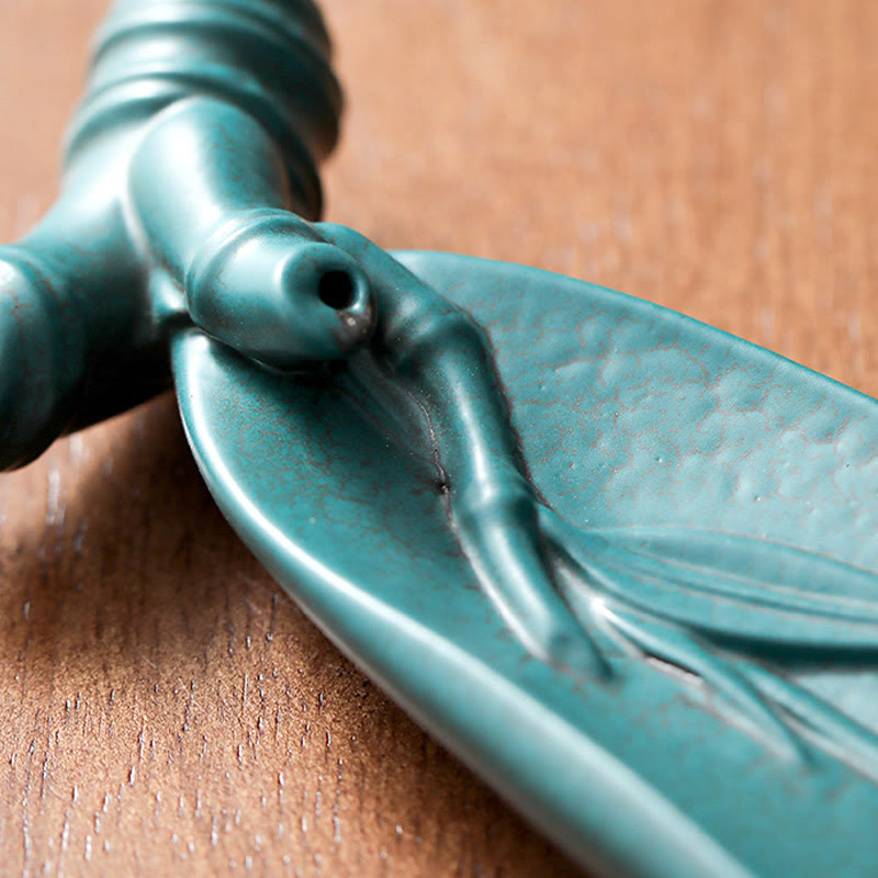 Brûleur d'encens en céramique à trois pierres pour fournitures de méditation