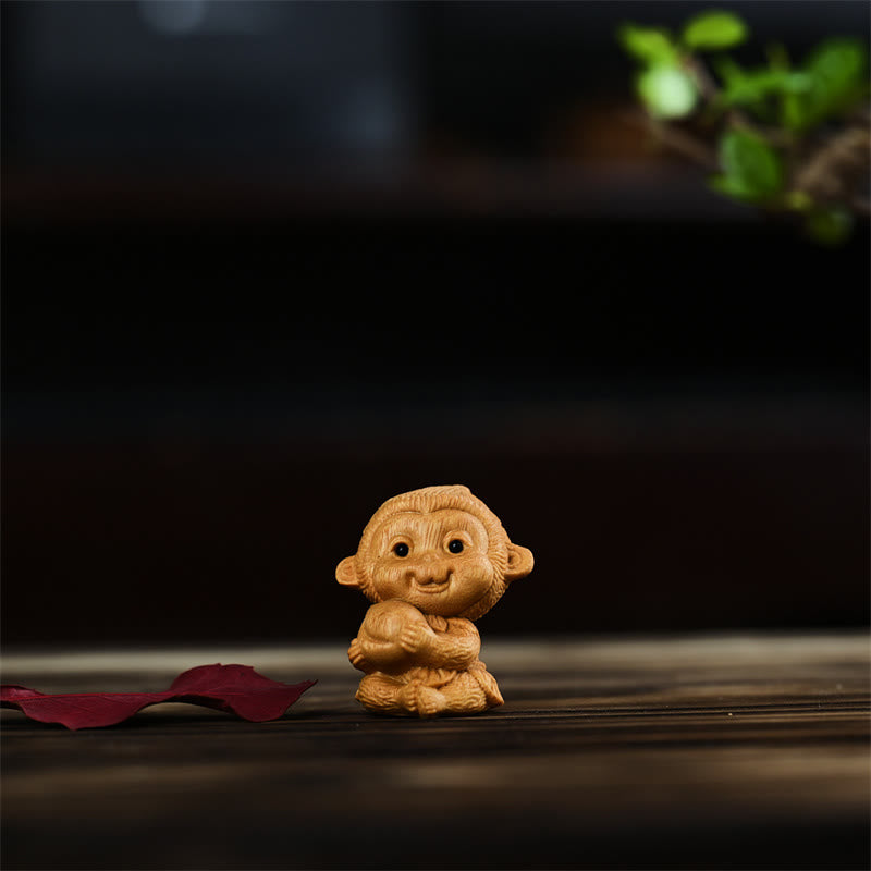 Mini décoration animalière du zodiaque chinois pour la prospérité