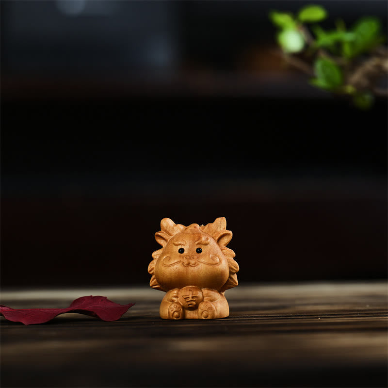 Mini décoration animalière du zodiaque chinois pour la prospérité