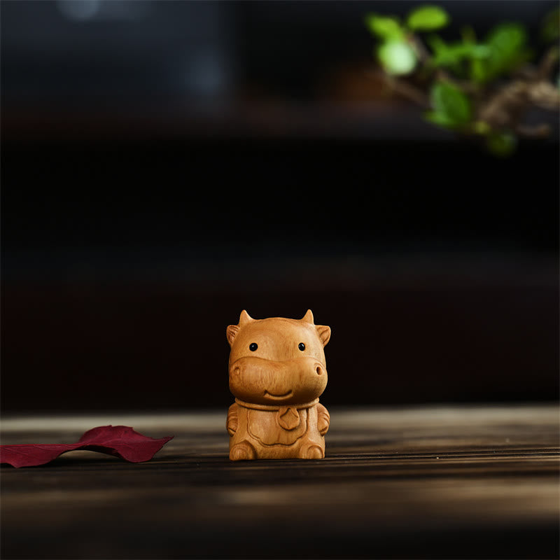 Mini décoration animalière du zodiaque chinois pour la prospérité