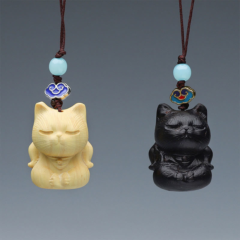 Breloques à suspendre en forme d'animaux miniatures Zen Decor Thuja Sutchuenensis