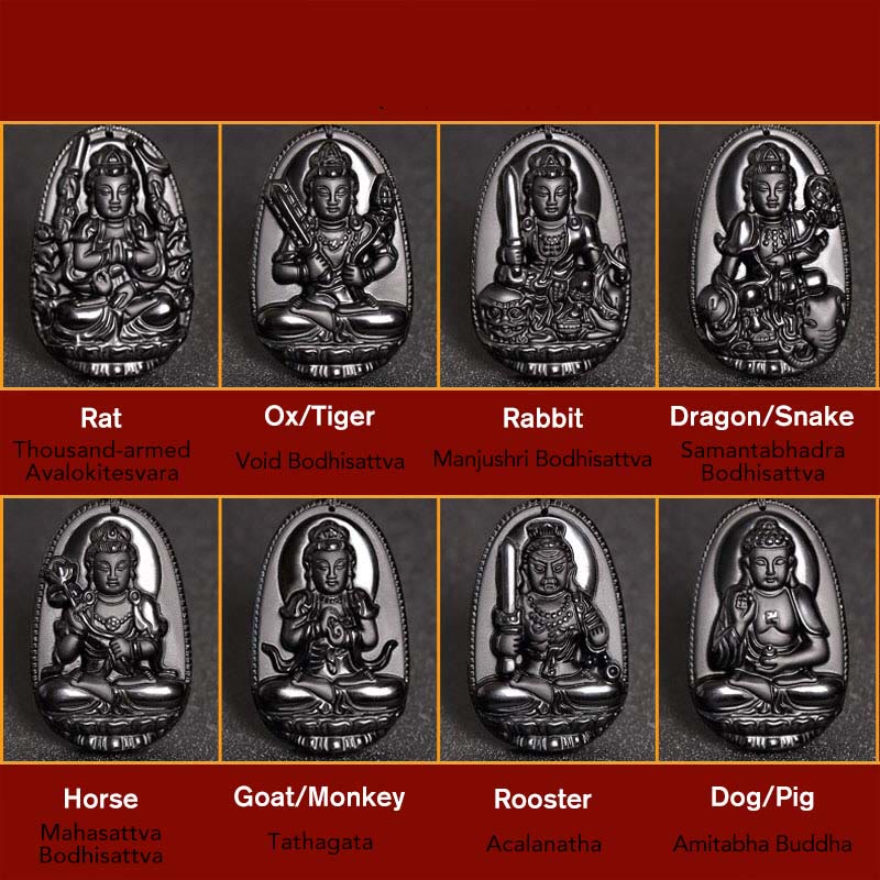 Bracelet Mala tibétain à 108 perles Bodhi Seed Zodiac Charm