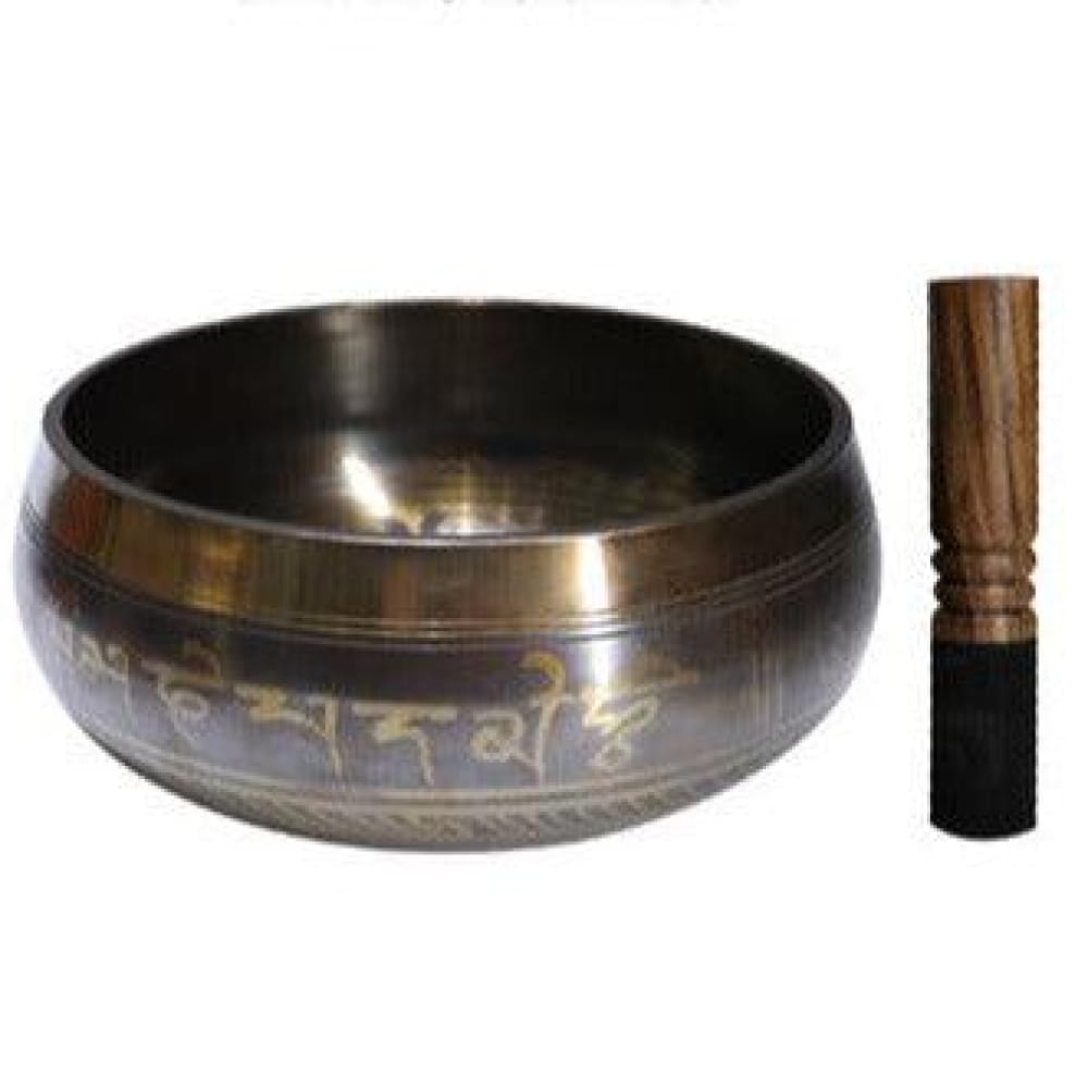 Tibetan Brass Singing Bowl for Meditation and Chanting - Singing Bowl - On sale