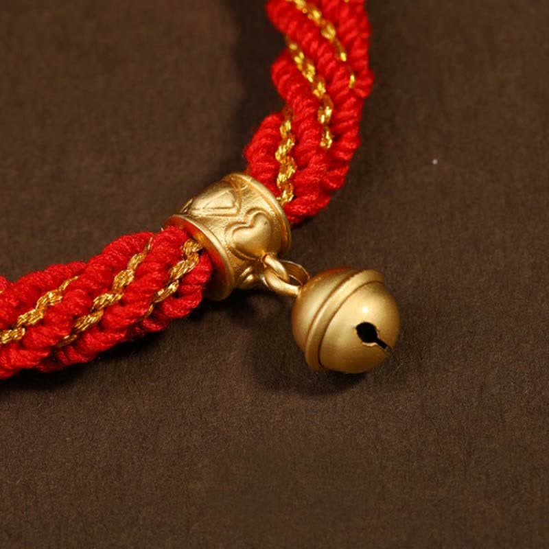 Bracelet de prière Thangka tibétain fait main pour la protection de la chance