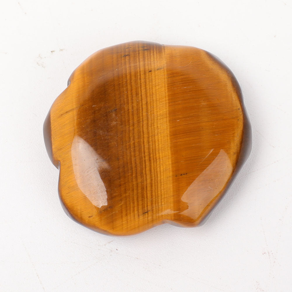Tiger Eye 3cm Rose Carving Figurine for Meditation