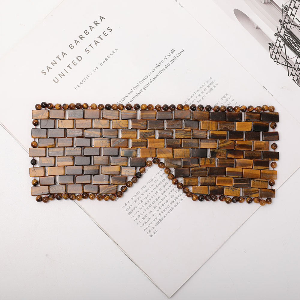 Bijou spirituel de protection en œil de tigre 23 cm