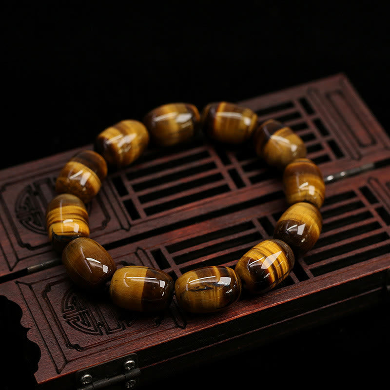 Bracelet œil de tigre pour l'intégrité et la volonté