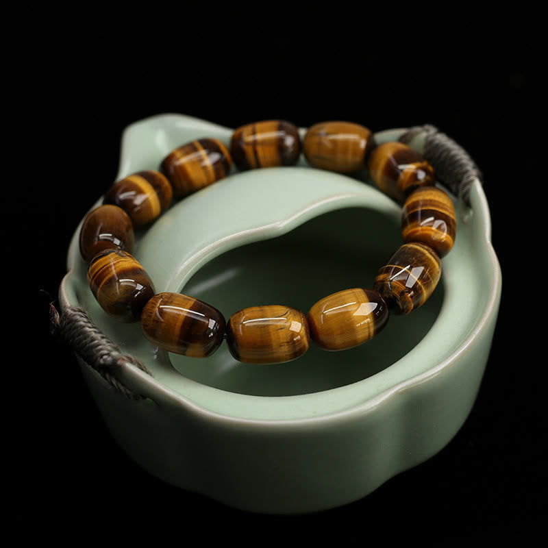 Bracelet œil de tigre pour l'intégrité et la volonté
