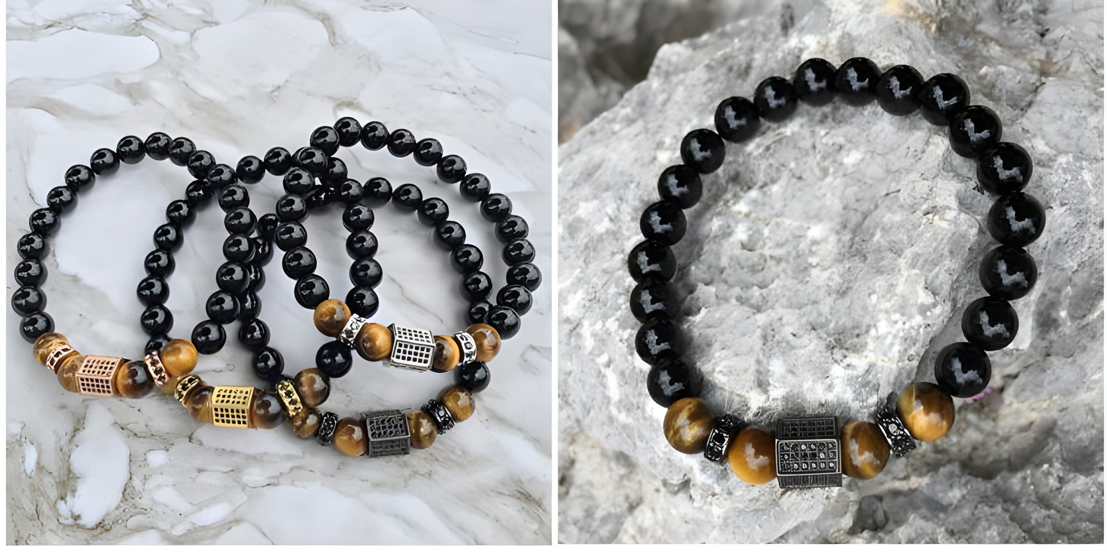 Bracelet en œil de tigre pour la protection et la confiance