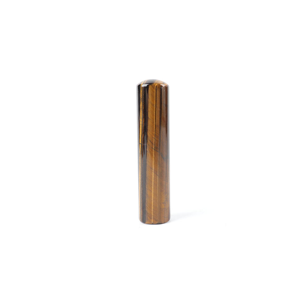 Tiger Eye Crystal Wand 2.35in for Energy Healing
