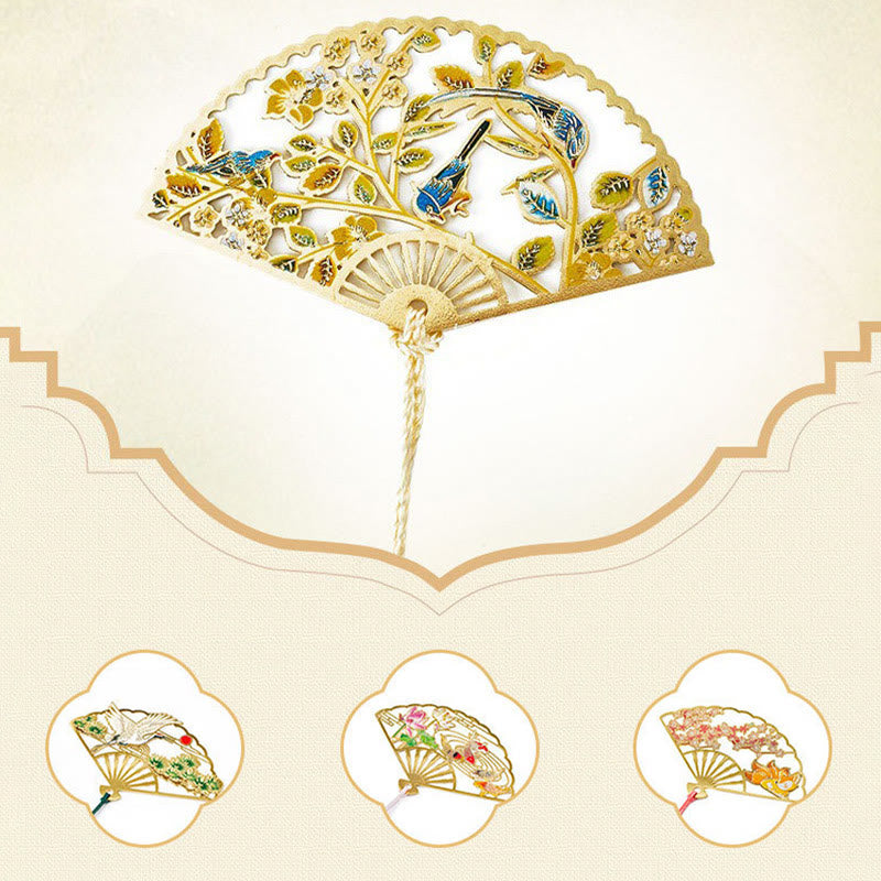 Marque-page traditionnel en laiton avec symbole du lotus | Nouveaux départs