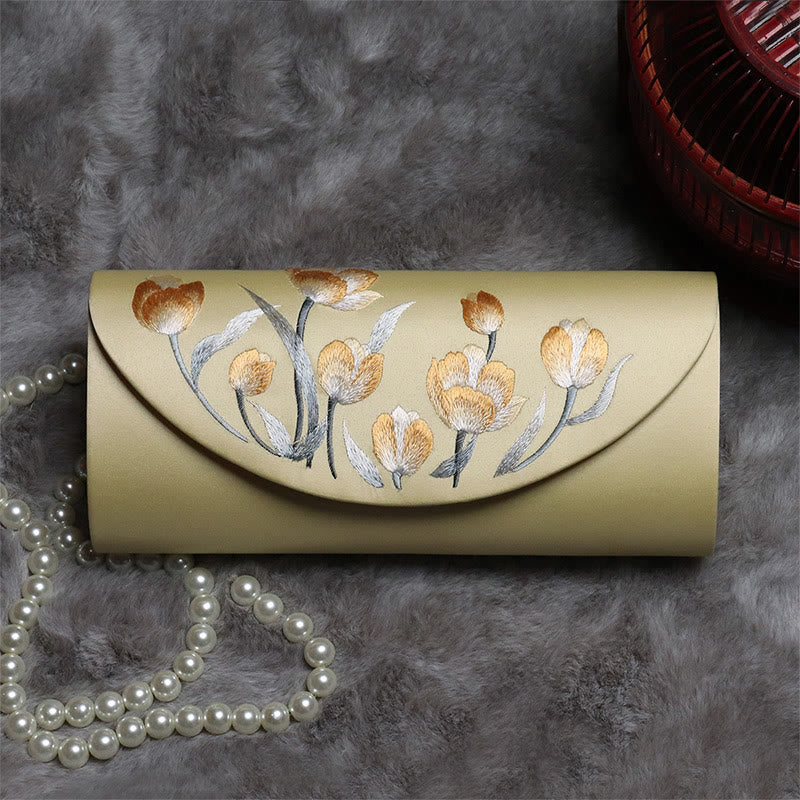 Sac bandoulière brodé Tulip Su | Bijou spirituel