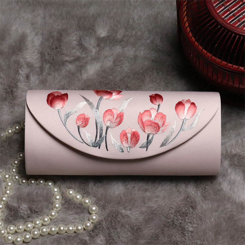 Sac bandoulière brodé Tulip Su | Bijou spirituel