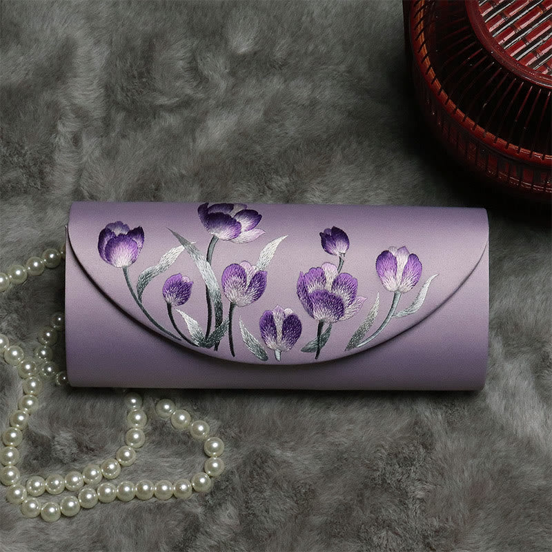 Sac bandoulière brodé Tulip Su | Bijou spirituel