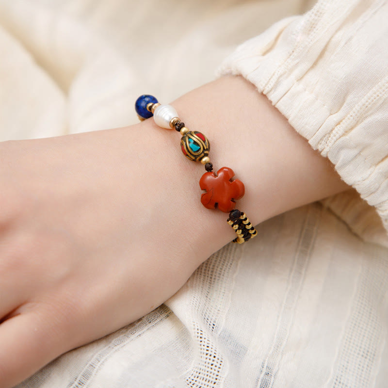 Bracelet de protection turquoise Om Mani Padme Hum