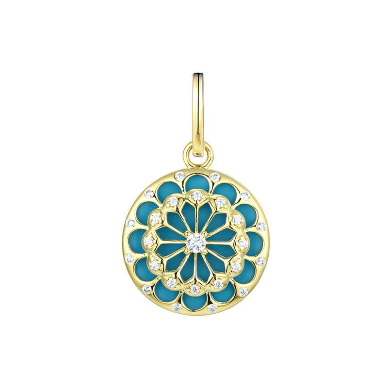 Collier de protection turquoise | Pendentif en argent sterling 925