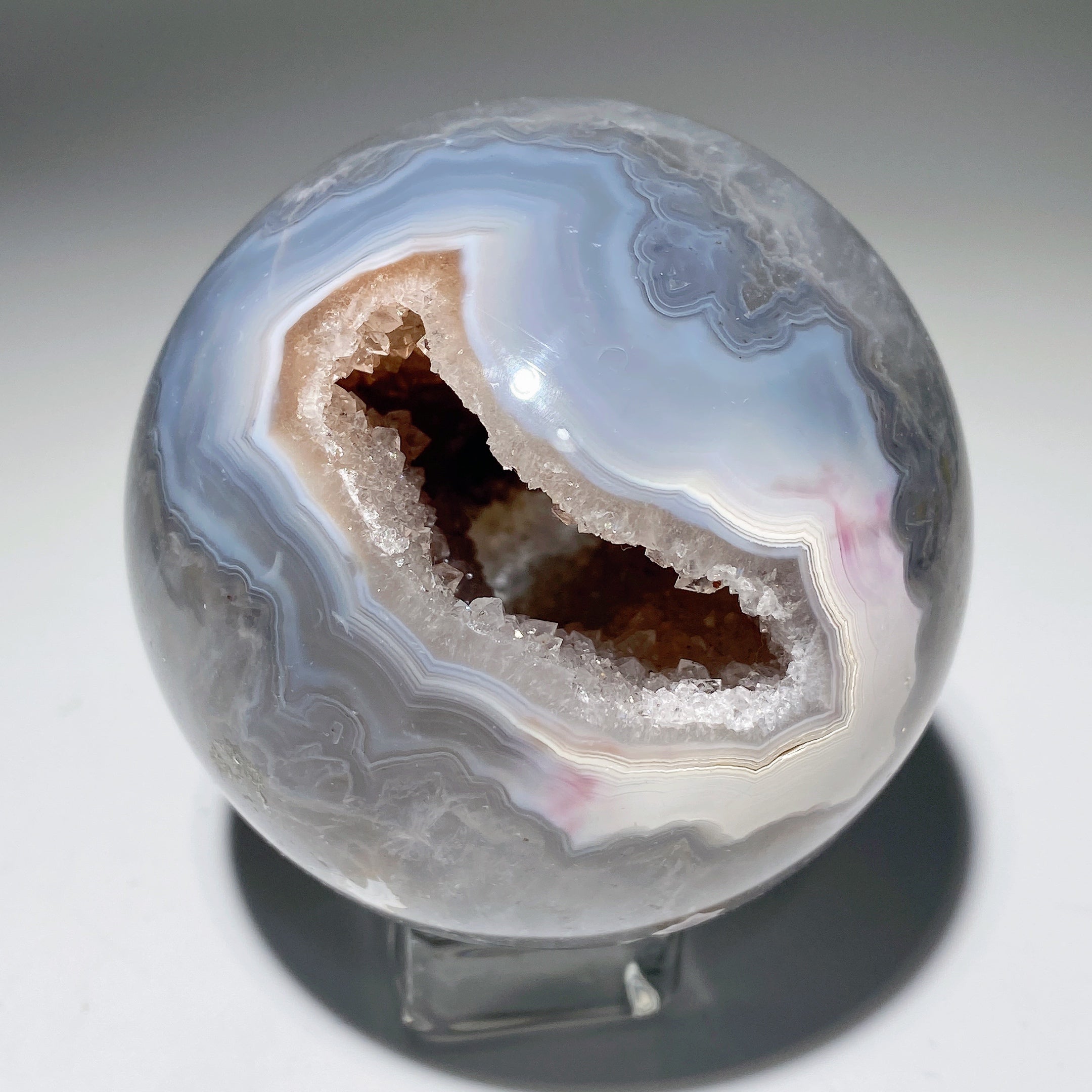 Unique Druzy Agate Crystal Sphere 2-4 Inches Healing Orb