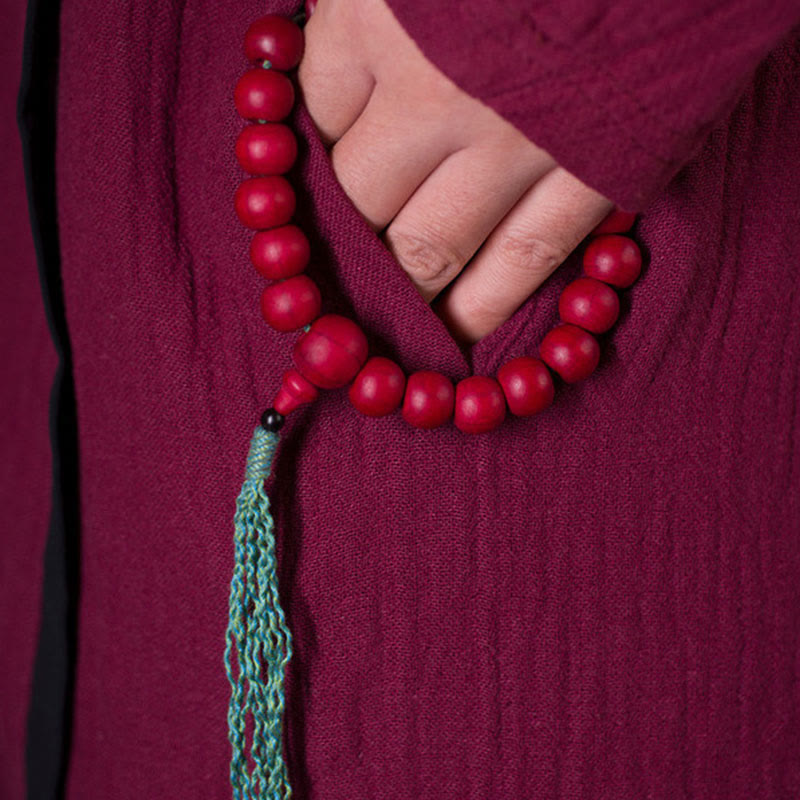 Mala unisexe en bois d'Abelia Biflora pour la protection et la bénédiction