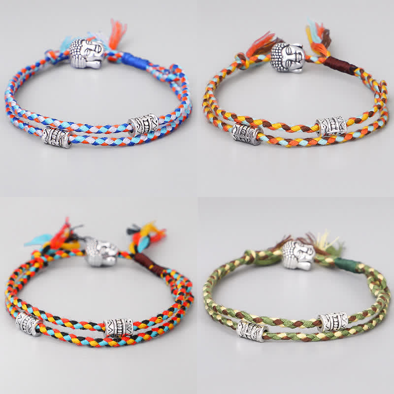 Bracelet unisexe Bouddha Sérénité pour la chance