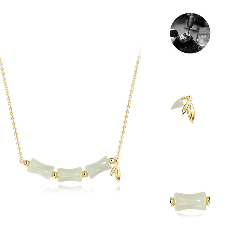 Bracelet de prospérité unisexe en jade Hetian Fu 18 cm