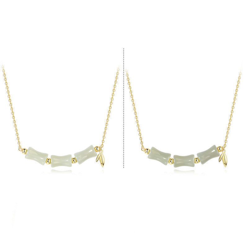 Bracelet de prospérité unisexe en jade Hetian Fu 18 cm