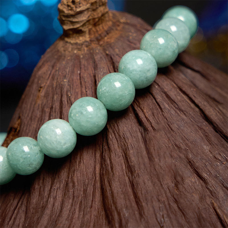 Bracelet de prospérité unisexe en jade jaune œil de tigre 14-16 cm