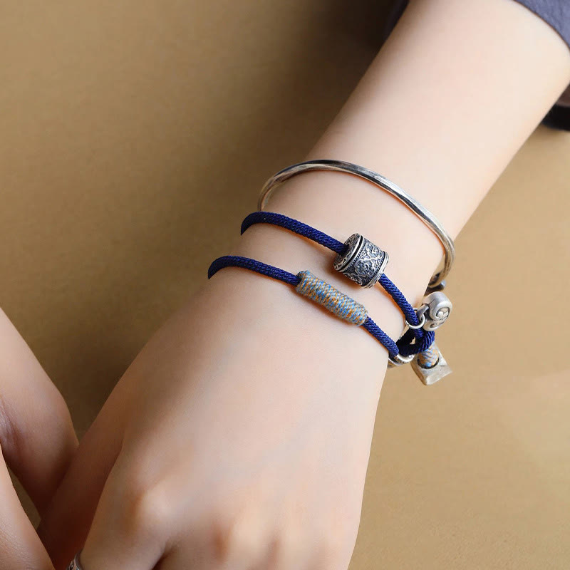Bracelet unisexe Om Mani Padme Hum | Amulette à double tour