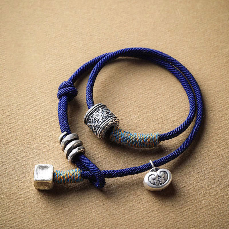 Bracelet unisexe Om Mani Padme Hum | Amulette à double tour