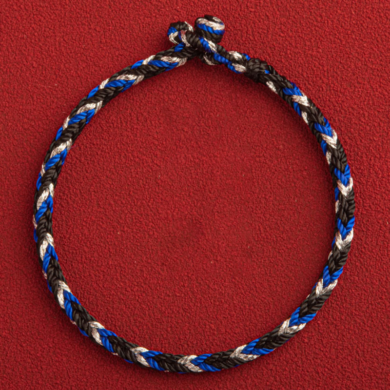Bracelet unisexe en fil rouge « Que la prospérité remplisse votre vie »