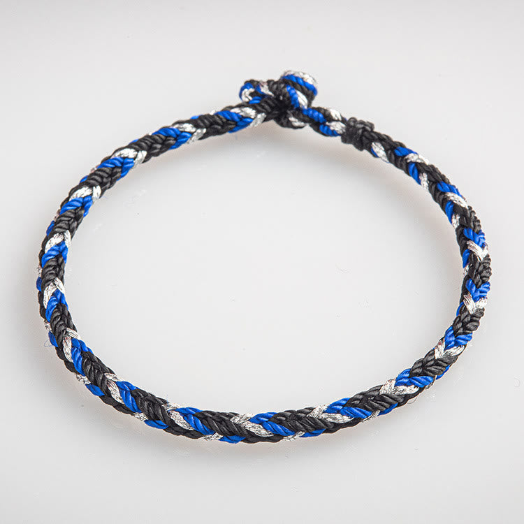 Bracelet unisexe en fil rouge « Que la prospérité remplisse votre vie »