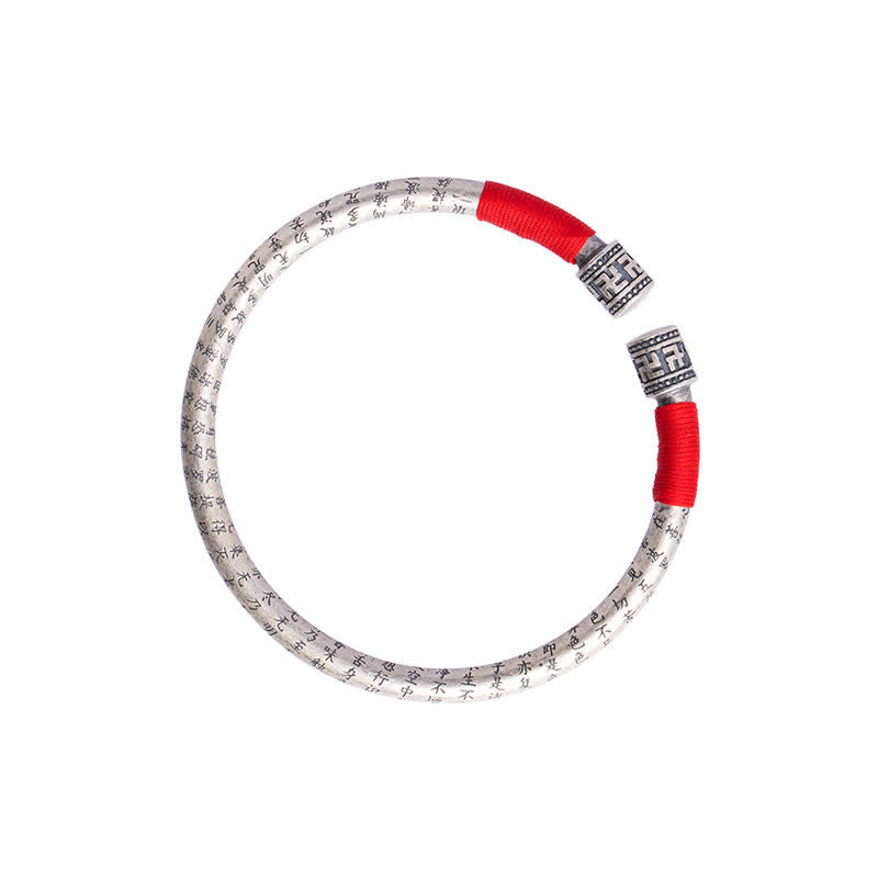 Bracelet unisexe Om Mani Padme Hum en fil rouge pour la chance et la protection