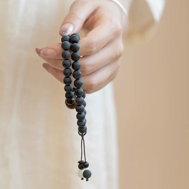 Bracelet de guérison unisexe tibétain en cyprès Bodhi Lotus