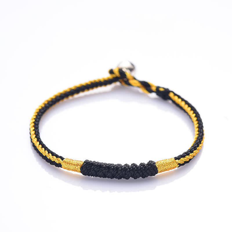 Bracelet de protection unisexe tibétain en fil rouge 14-19 cm