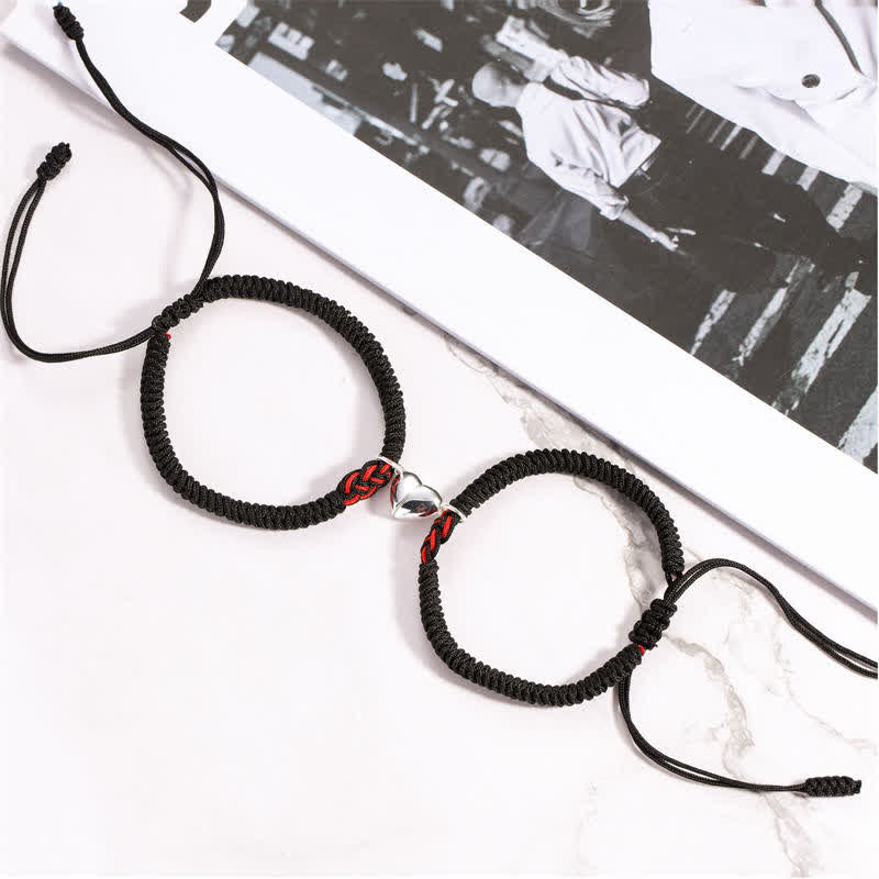 Bracelet de protection unisexe tibétain en fil rouge pour la chance