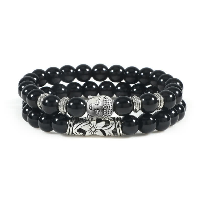 Ensemble de bracelets de protection unisexes œil de tigre et turquoise rouge