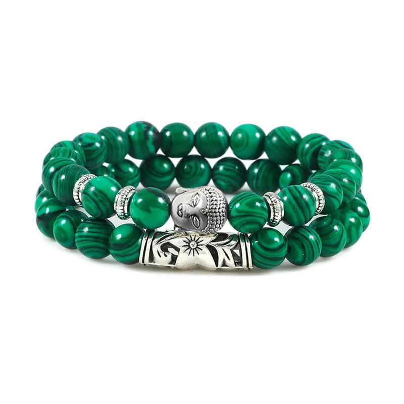Ensemble de bracelets de protection unisexes œil de tigre et turquoise rouge