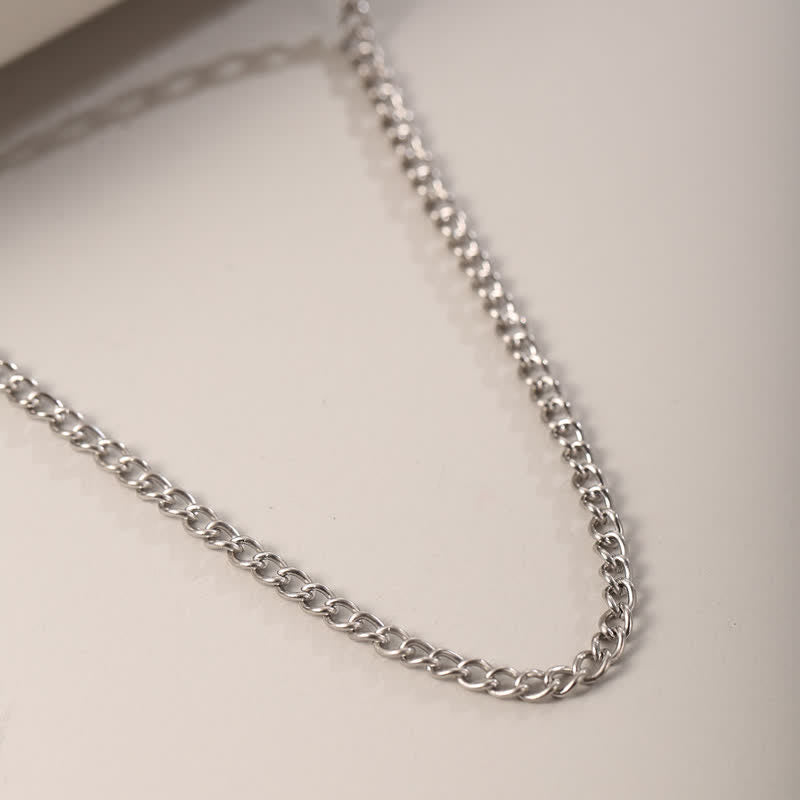 Collier unisexe en alliage avec symbole du zodiaque chinois de l'année du lapin