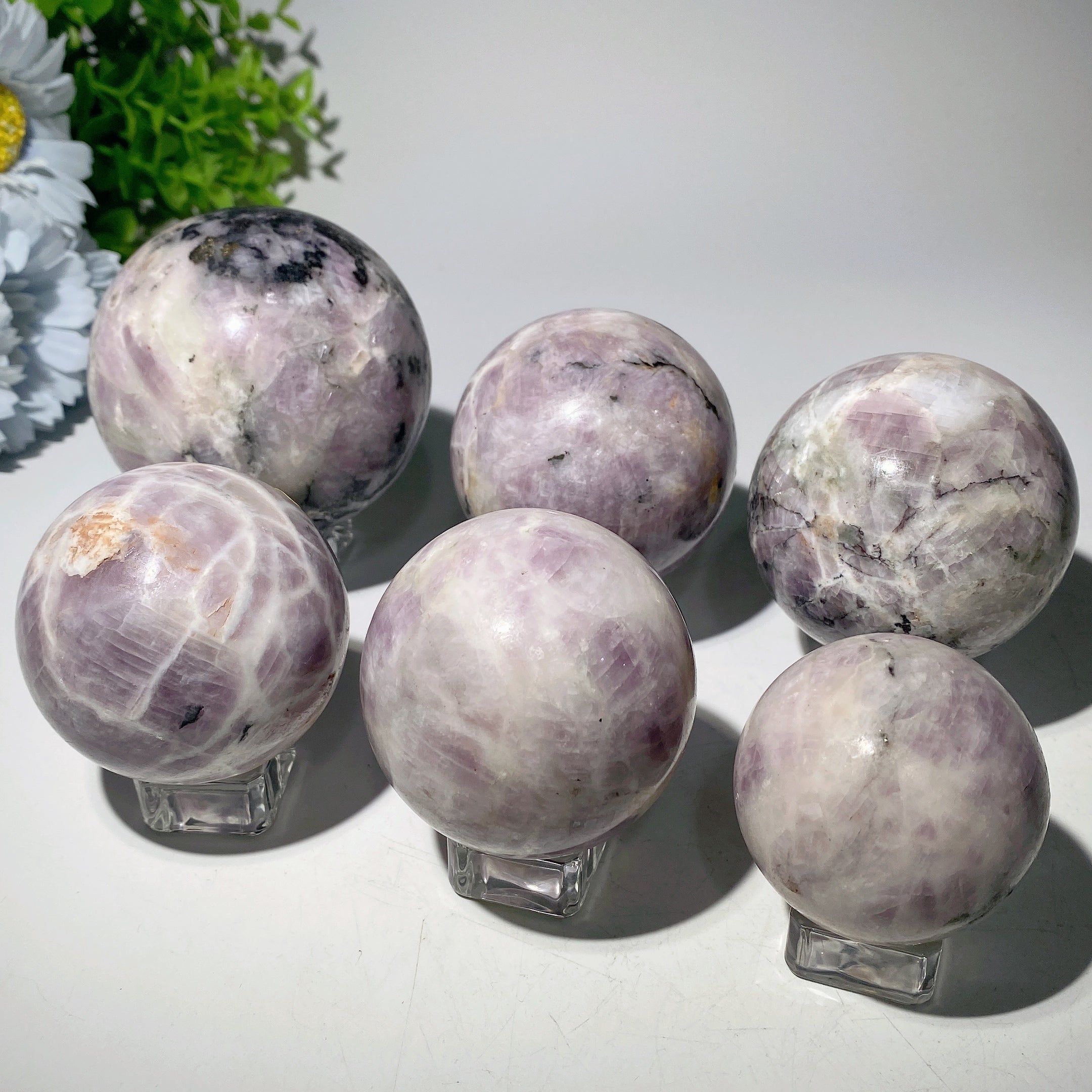 UV Reactive Hackmanite Sphere 1.8-3.2 inch Healing Orb
